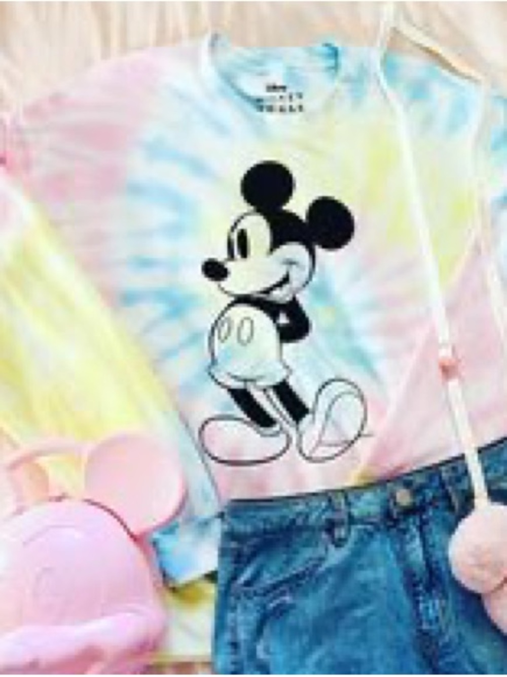 NEW Disney Mickey Tie Dye Sweatshirt